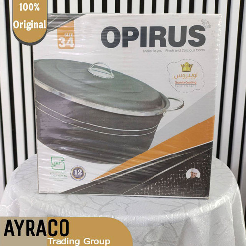 قابلمه سایز 34 برند اپیروس رنگ سربی