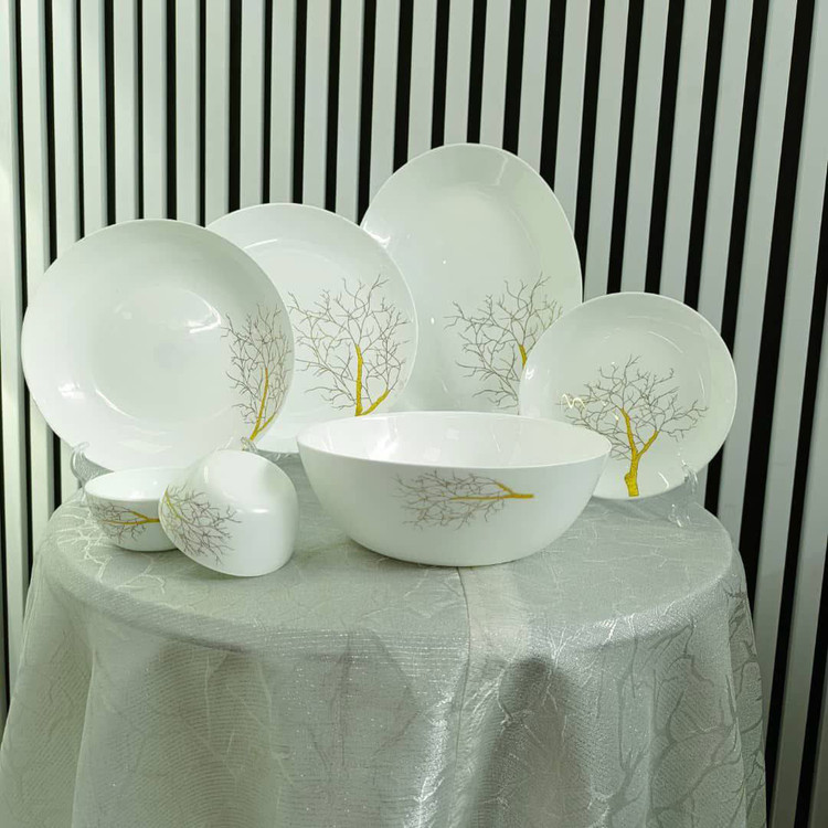 سرویس 26 پارچه گرد درخت طلا ( پاییز)