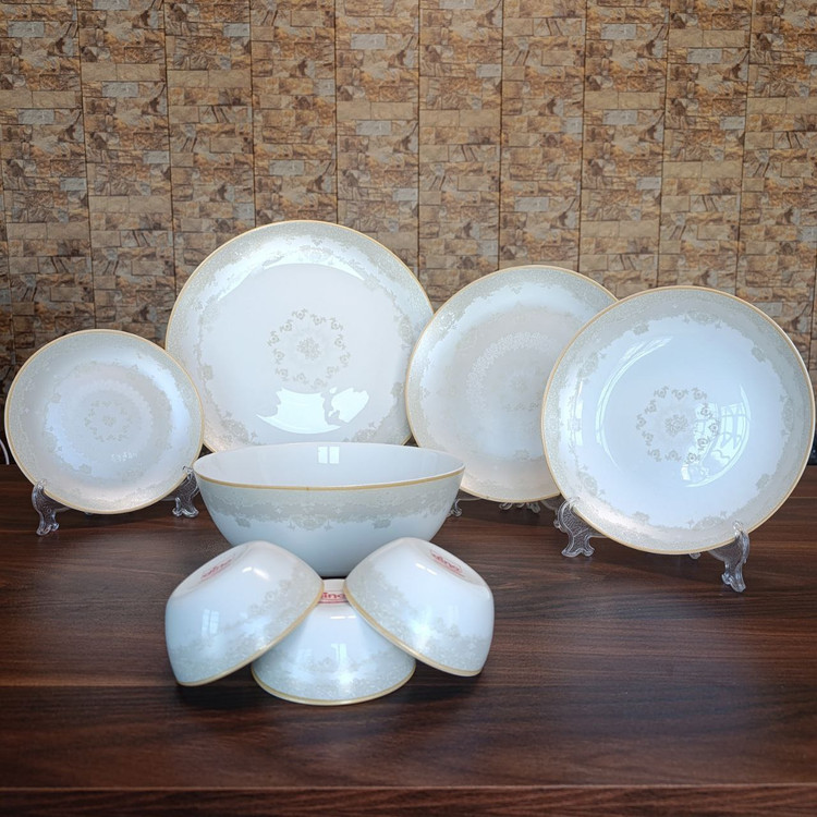 سرویس آکروپال 26 پارچه طرح سونیتا خاکستری برند دینو