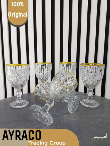 گیلاس خوری آمیتیس کادو کاوه 2 | گیلاس شفاف و شیک مناسب پذیرایی و هدیه