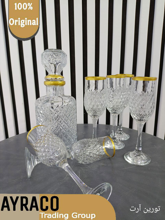 گیلاس خوری تورین آرت کاوه 2 | گیلاس شفاف و شیک مناسب پذیرایی و هدیه