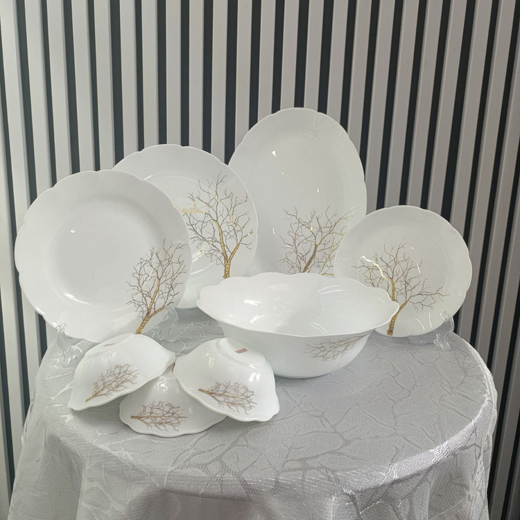 سرویس ۲۶ پارچه درخت طلای نیلوفری برند دینو