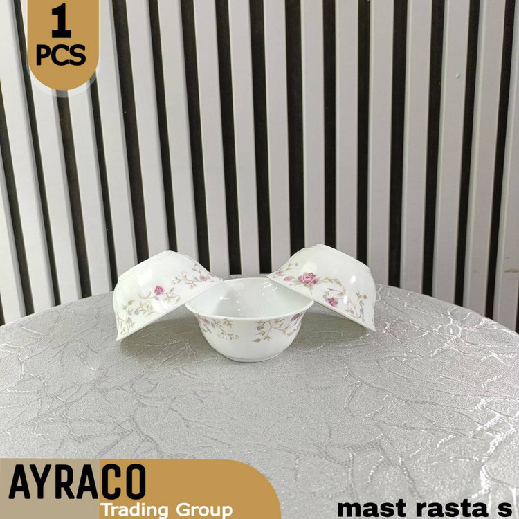 6 عدد کاسه ماست خوری رستا صورتی | کاسه دسرخوری آکروپال رستا