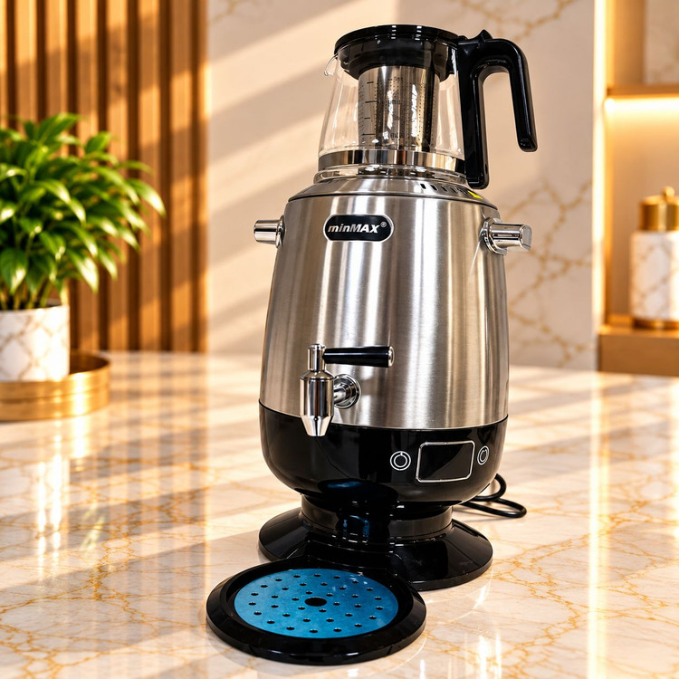 چای ساز سماوری مین مکس مدل MT-024 ظرفیت ۴ لیتر