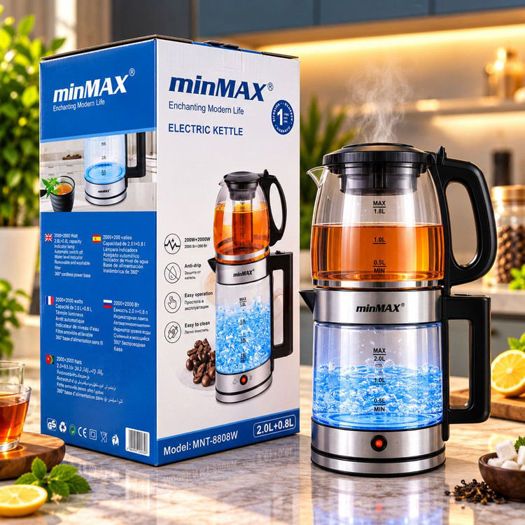 چای ساز برقی مین مکس مدل 8808